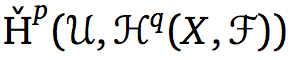 Positioning of the exponent in Cech cohomology: bad