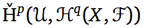 Positioning of the exponent in Cech cohomology: good